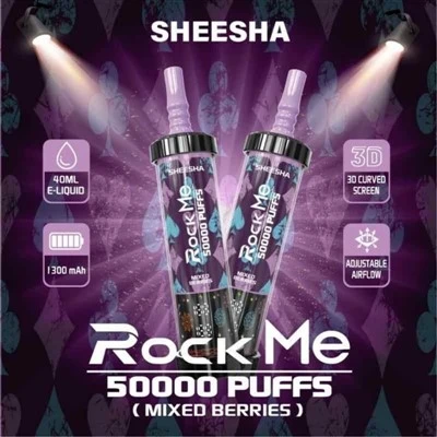RockMe Sheesha 50000 50k Puffs Dtl Vape
